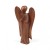 Fairtrade Dark Wooden Angel Statue - 15 Cm