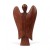 Fairtrade Dark Wooden Angel Statue - 20 Cm