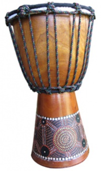 Fair Trade Gift of the Week - 30cm Painted Djembe Drum