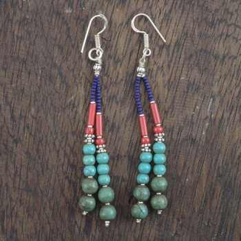 String of Beads Earrings