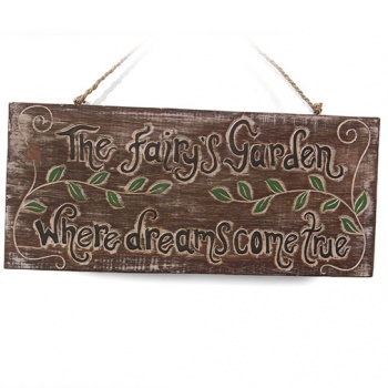 Fairy's Garden Plaque