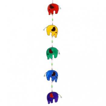 String of Elephants Suncatcher