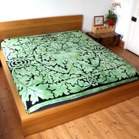 Green Man Bedspread