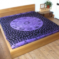 Purple Zodiac Bedspread