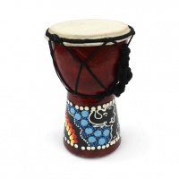 15cm Painted Djembe Drum