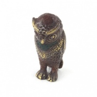 Bronze Owl Charm